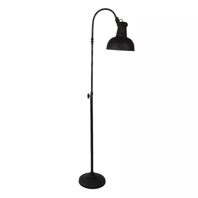 Clayre & Eef Stehlampe 59x27x189 cm  Schwarz Eisen Stehleuchte