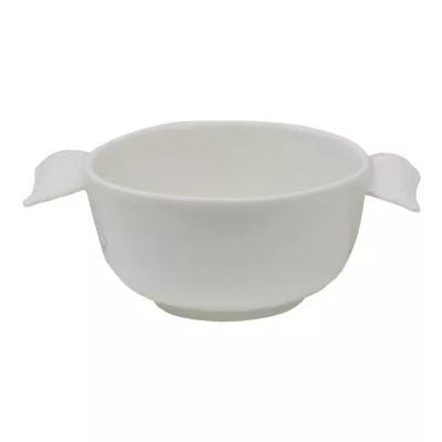 Clayre & Eef Suppenschüssel 150 ml Weiß Keramik Flügel Servier Schale Schüssel