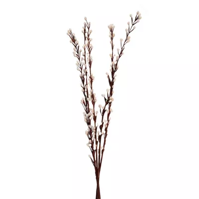 Clayre & Eef Trockenblumen 70 cm  Weiß Braun Trockenblumen