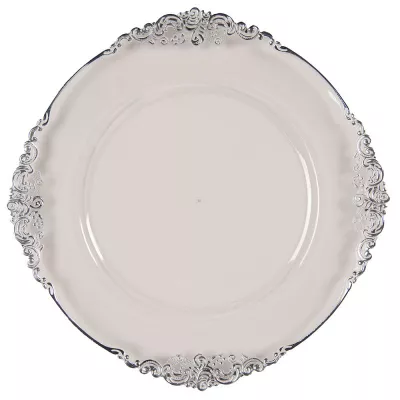 Clayre & Eef Unterteller Ø 35 cm Transparant Kunststoff