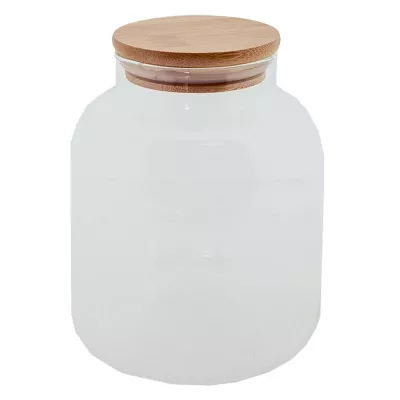 Clayre & Eef Vorratsdose 1200 ml Glas Vorratsglas