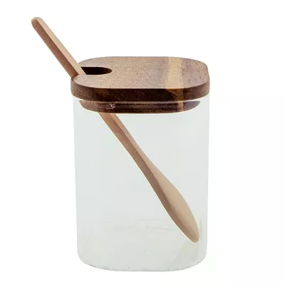 Clayre & Eef Vorratsdose 190 ml Glas Vorratsglas