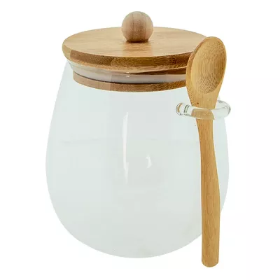 Clayre & Eef Vorratsdose 660 ml Glas Vorratsglas