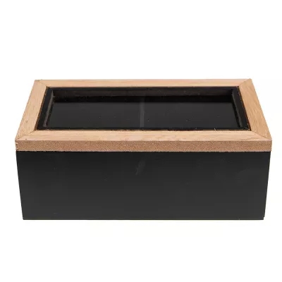 Clayre & Eef Wohnaccessoires 18x9x7 cm Schwarz Braun
