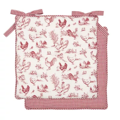 Clayre & Eef Stuhlkissen 40 x 40 mit Inlett