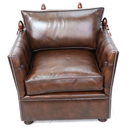 "Knoll Chair" Chesterfield Sessel