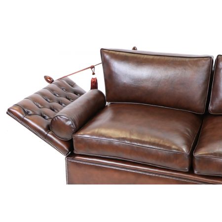 Original englisches Chesterfield Sofa "Knoll" 2-Sitzer