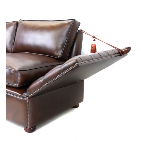 Original englisches Chesterfield Sofa "Knoll" 2-Sitzer