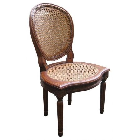 Kinderstuhl massives Mahagoniholz Frankreich Louis XVI "Monceau"