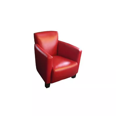 "Mustang" Clubsessel Leder Rot