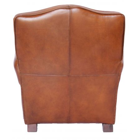 "Ferdinand" Clubsessel  Vintage Leder braun