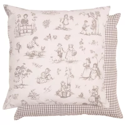 Clayre & Eef Kissen "Kinder" beige 50*50cm