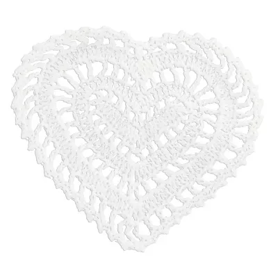 Clayre & Eef Untersetzer Herzform 11,5cm