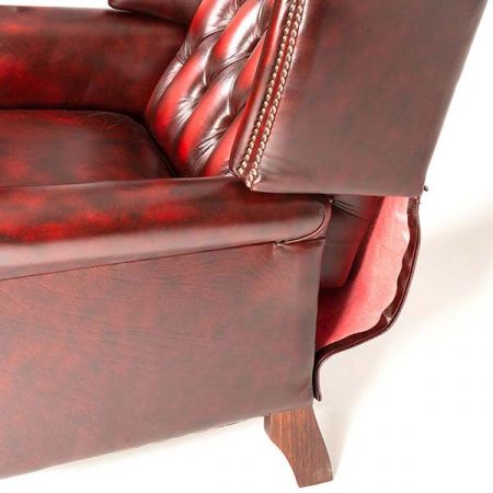 Chesterfield Scrollwing Chair Recliner "Lazy Chair"