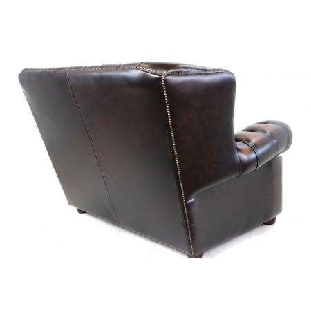 Chesterfield Ledersofa "Kelso" 2-Sitzer