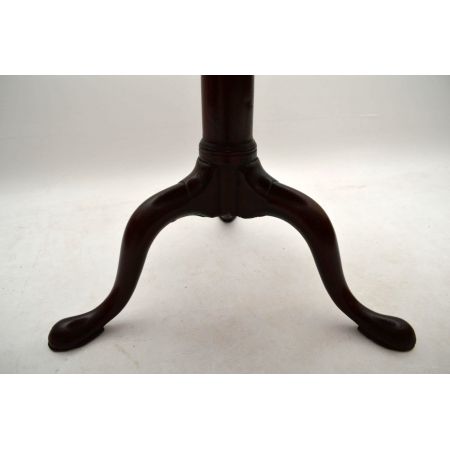 Antiker George III Mahagoni Stativ Tisch