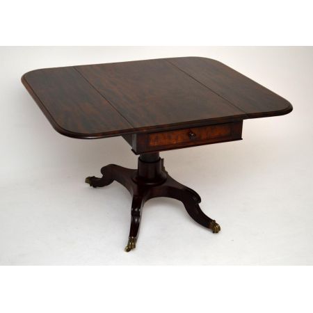 Antiker Mahagani Pembroke Tisch aus Kuba, Regency Style