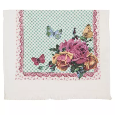 Clayre & Eef CTER Elegant Rose Gästehandtuch 40 x 60 cm