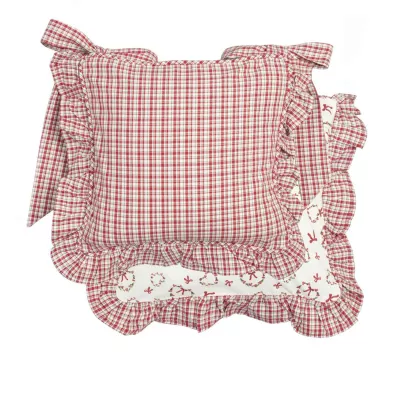Clayre & Eef Stuhlkissen 40x40 rood