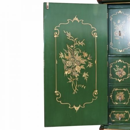 Chinoserie Barschrank "Dam Qu" mit Beleuchtung