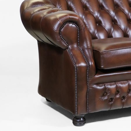 Chesterfield Sofa "Livingston" 3-Sitzer Original englisch