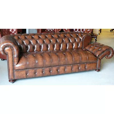 "Drop-Arm" Chesterfield Sofa