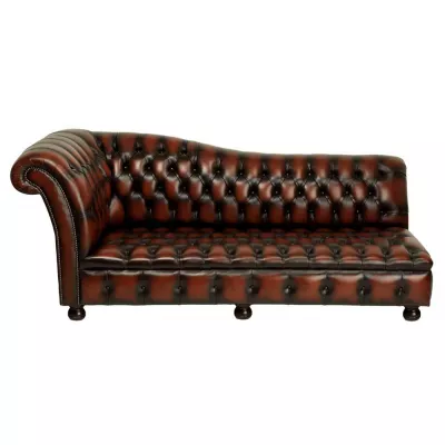 "Chaise Lounge 188cm" Original englisches Chesterfield Ottomane