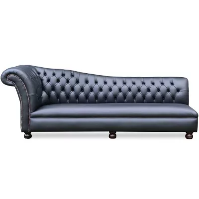 "Chaise Lounge 235cm" Original englisches Chesterfield Ottomane