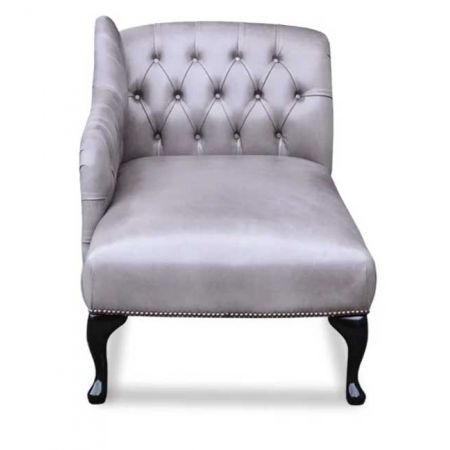 "Chaise Lounge Queen Anne" Original englisches Chesterfield Ottomane