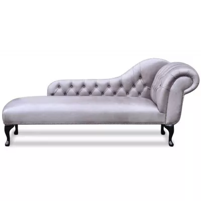 "Chaise Lounge Queen Anne" Original englisches Chesterfield Ottomane