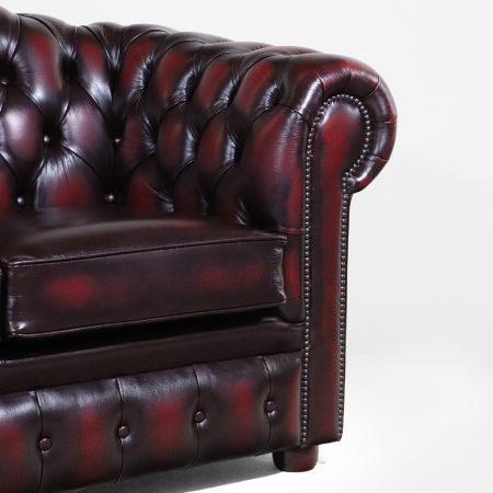 Leder Chesterfield, englisches Sofa
