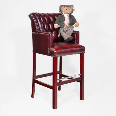 "Blackstone Bar Chair" Chesterfield Barhocker