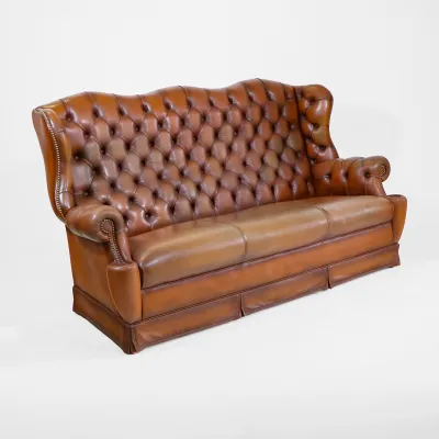 Chesterfield Sofa Braun