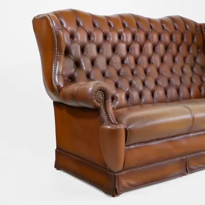 Chesterfield Sofa Braun