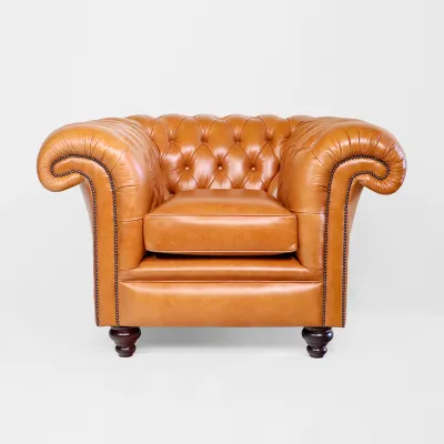 "Dexter Chair" Chesterfield Sessel
