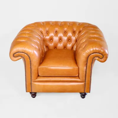 "Dexter Chair" Chesterfield Sessel