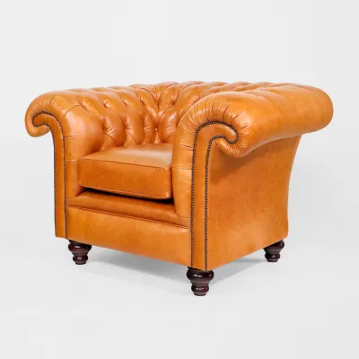 "Dexter Chair" Chesterfield Sessel