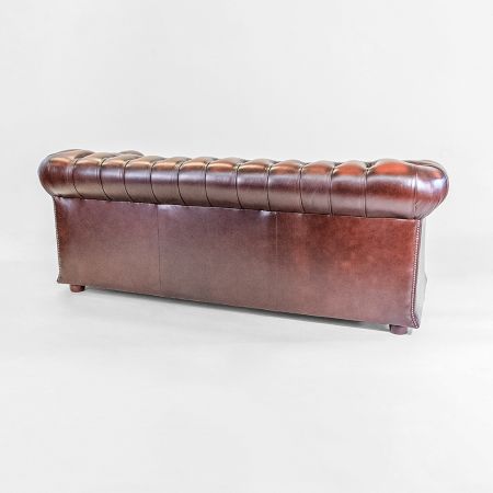Tolles Chesterfield Sofa "Crieff" Englisches Ledersofa Dreisitzer