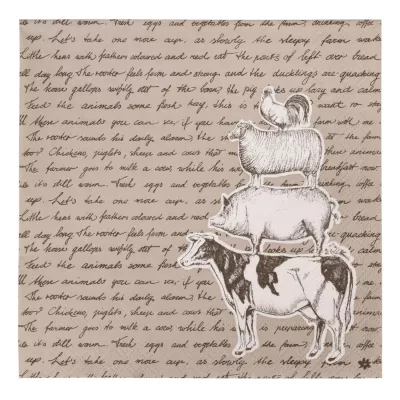 Clayre & Eef Papierservietten 33x33 (20)