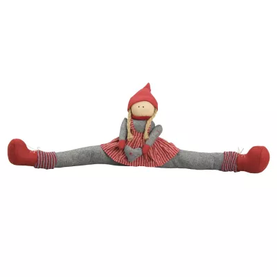 Clayre & Eef  Doorstop girl 27 cm