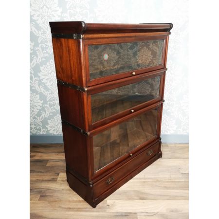 Antiker Globe Wernicke Bücherschrank, ca. 1900