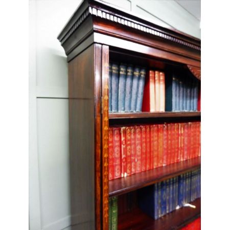 Antikes offenes Bücherregal aus dem 19. Jahrhundert