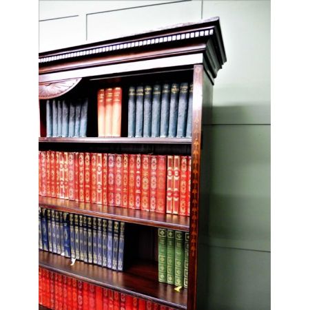 Antikes offenes Bücherregal aus dem 19. Jahrhundert