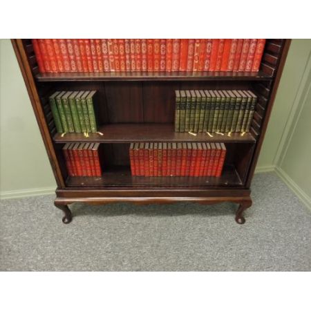 Antikes offenes Bücherregal aus dem 19. Jahrhundert