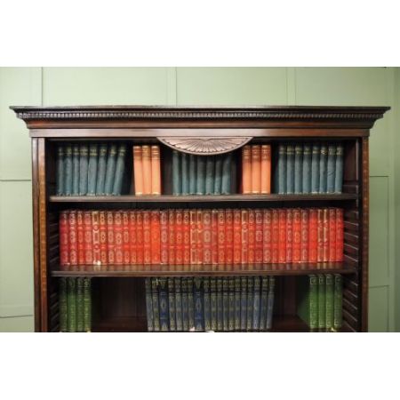 Antikes offenes Bücherregal aus dem 19. Jahrhundert