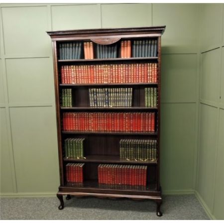 Antikes offenes Bücherregal aus dem 19. Jahrhundert