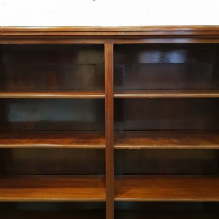 Antikes viktorianisches Bücherregal aus dem 19. Jahrhundert