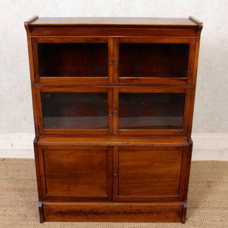 Edwardianisches antikes Bücherregal aus den 1900er Jahren