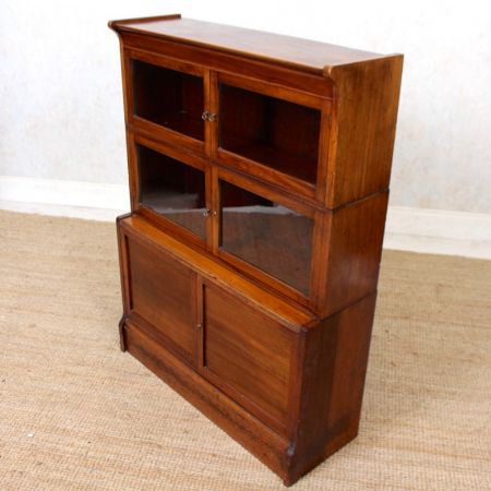 Edwardianisches antikes Bücherregal aus den 1900er Jahren