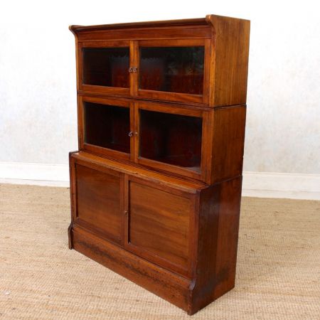 Edwardianisches antikes Bücherregal aus den 1900er Jahren